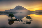 Sunrise at Errigal Mountain, County Donegal.