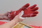 Wet Felting Gloves Tut...