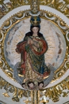 Friars' Chapel, cupola detail, Virgin Immaculate