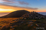 Sunrise on Commedagh Summit