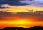 A743K 35mm Sunset over the Island of Mull in 2002