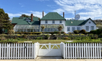 Front of Government House, Stanley, Falklands