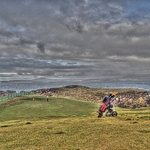 5 th hole cruit looking towards Inishfree and Gola islands