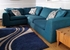 Corner settee in living area