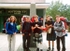 Me (far right) at Milngavie on the West Highland Way, June 2002