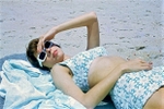 1960s sunbathing