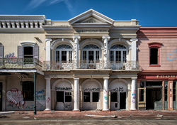 Abandoned Six Flags | Main Street Metropolitan Building