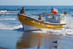 Fishing Boat Coming Ashore