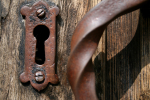 Old lock and handle _ S021