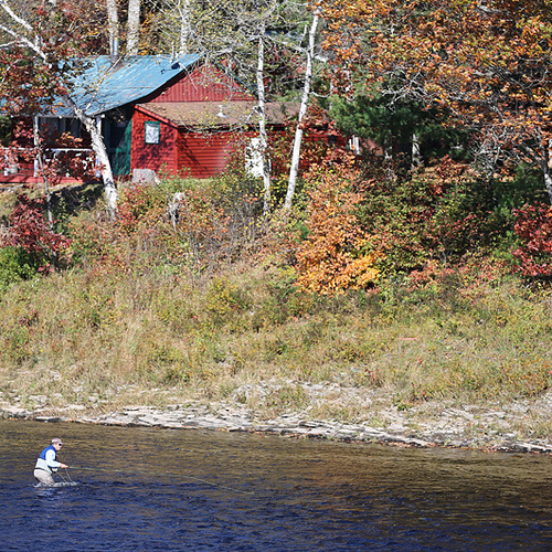 Fly fishing on the Maramichi