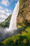 Golden Seljalandsfoss