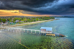 z3417 Stormy Skies over Bembridge Lifeboat Station