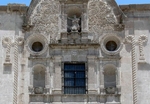 Façade, choir loft window & gable details