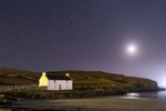 Cottage at Moonset