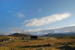 Township of Howmore, Island of South Uist in winter.