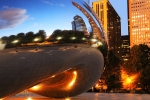 CLoudgate side before sunrise
