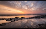 Sunset near Cromer