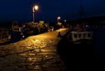 TOBERMORAY HARBOUR AT NIGHT