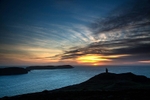 Sunset above Bradda Head