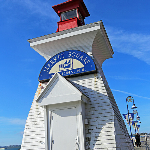 Market Square Lighthouse in Saint John, New Brunswick. Located at the foot of King Street and just to the west of Mar…