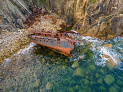 Remains of the MV RMS Mulheim