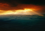 A00706A 35mm Ochil Hills over Northwest Fife sunset