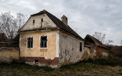 Gloomy Ghost Town | Gherdeal, Romania
