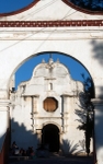 San Lucas Evangelista, façade & atrial gate