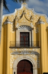 Façade, main portal & choir loft window & balcony