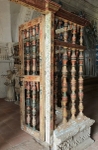 Baptistry, door spindles