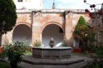 Villa Morelos (Huango), Michoacán, El Señor del Perdón, cloister