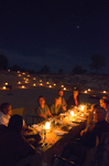Outdoor dinner at Ongava Tented Camp, Namibia