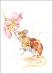 Mouse and Flower Fine Art Print 660