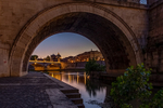 St Peters Basilica through Ponte Sant'Angelo