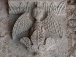 Cloister pillar relief