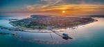 z3938 Autumnal Sunset Bembridge