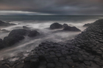 Sunrise at Giant's Causeway, Northern Ireland.
