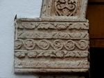 Façade portal, left pilaster impost