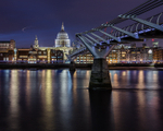 St Paul's Cathedral and the Millennium Footbridge (2)