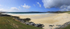 Panorama of South Harris beach & Sound of Taransay