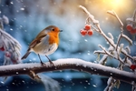 pr048 A Winter Robin