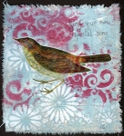 Fabric Bird Collage 4
