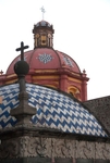 San Esteban, NE posa & church domes