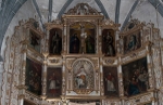 High altar, upper tiers