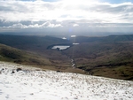 Both Neaudd, Dolygaer and Ponsticill reservoirs viewed from Pen Y Fan