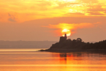 Golden Sunset at Inch Castle