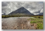 Buachaille Etive Mor from the river Etive