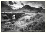 The Old Drover's Road - Glencoe BW
