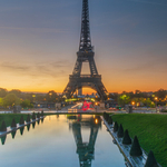 Eiffel Tower Reflection, Jardins du Trocadéro, Paris