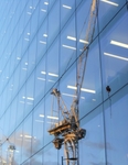 Reflection Of Crane